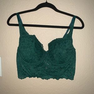Victoria Secret bra 38C hunter green